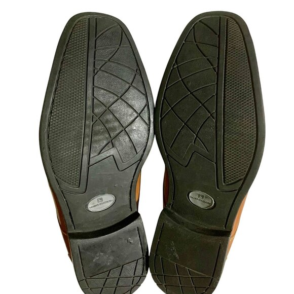 Sandro Moscoloni Norridge Cap Toe Oxford Dress Shoes Brown Leather Mens 11EEE - Picture 7 of 10